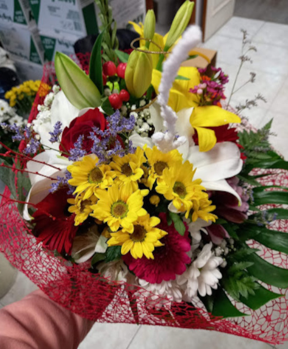 Ramo de Flores Tonos Amarillos